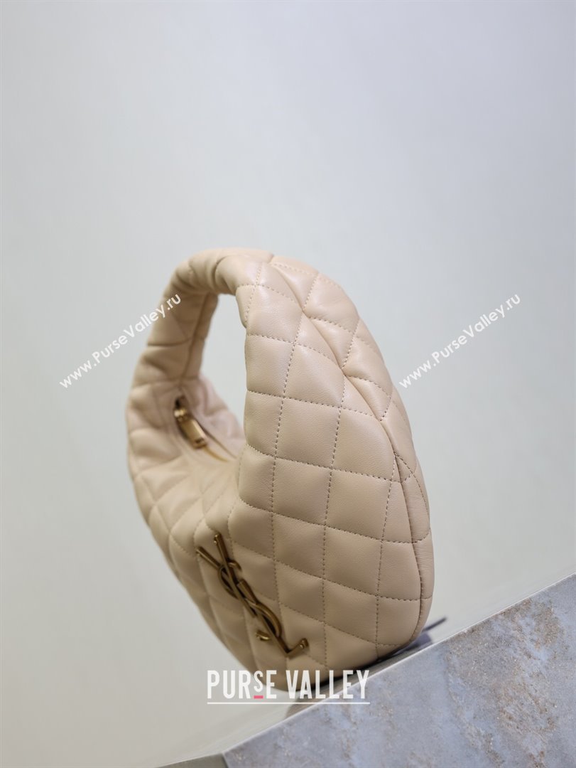 Saint Laurent Icarino Mini Bag in Quilted Nappa Leather Beige Pink 2025 851689 (YY-250924064)