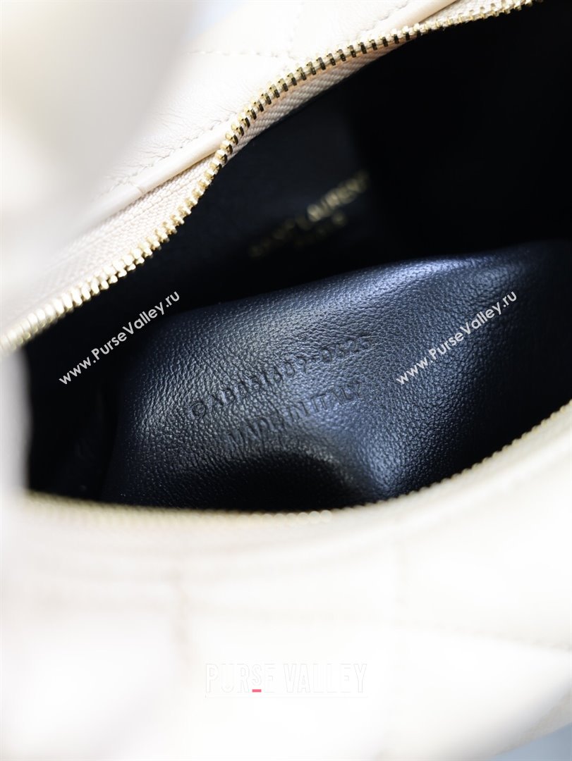 Saint Laurent Icarino Mini Bag in Quilted Nappa Leather Beige Pink 2025 851689 (YY-250924064)