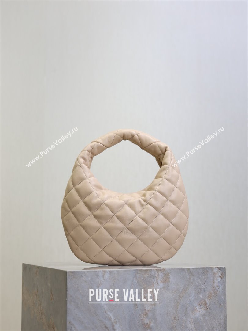Saint Laurent Icarino Mini Bag in Quilted Nappa Leather Beige Pink 2025 851689 (YY-250924064)