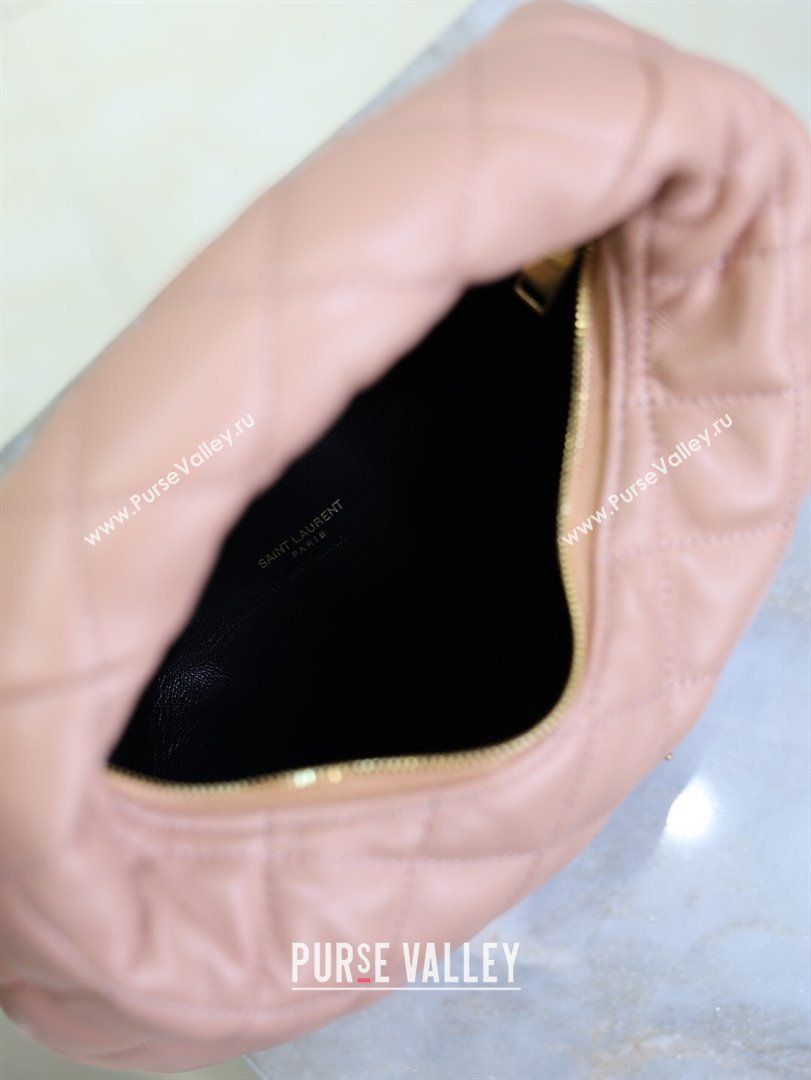 Saint Laurent Icarino Mini Bag in Quilted Nappa Leather Hortensia Pink 2025 851689 (YY-250924061)