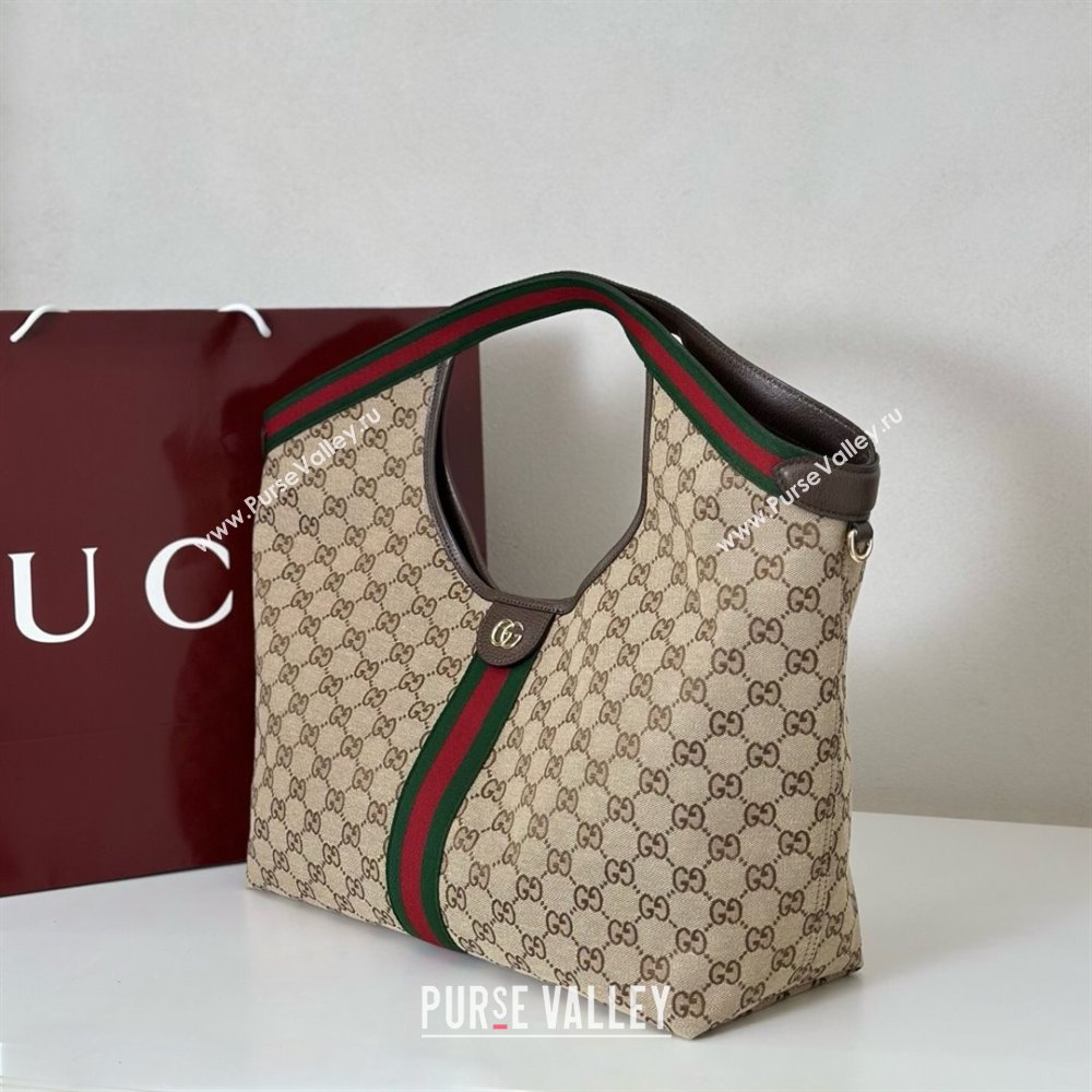 Gucci Giglio Large Tote Bag in GG Canvas 853971 Beige 2025 (DLH-251124070)