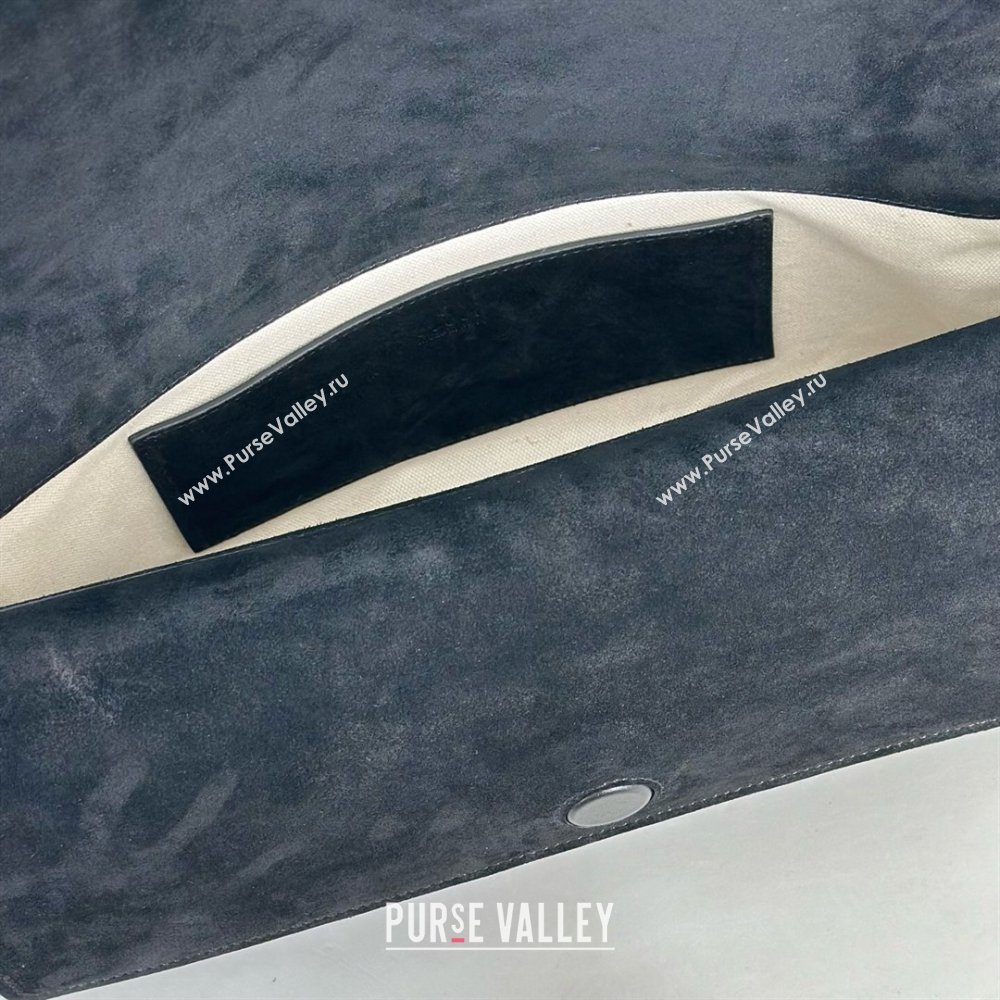 Gucci Large shoulder bag with chain in GG Suede Black 2026 857362 (DLH-260127097)