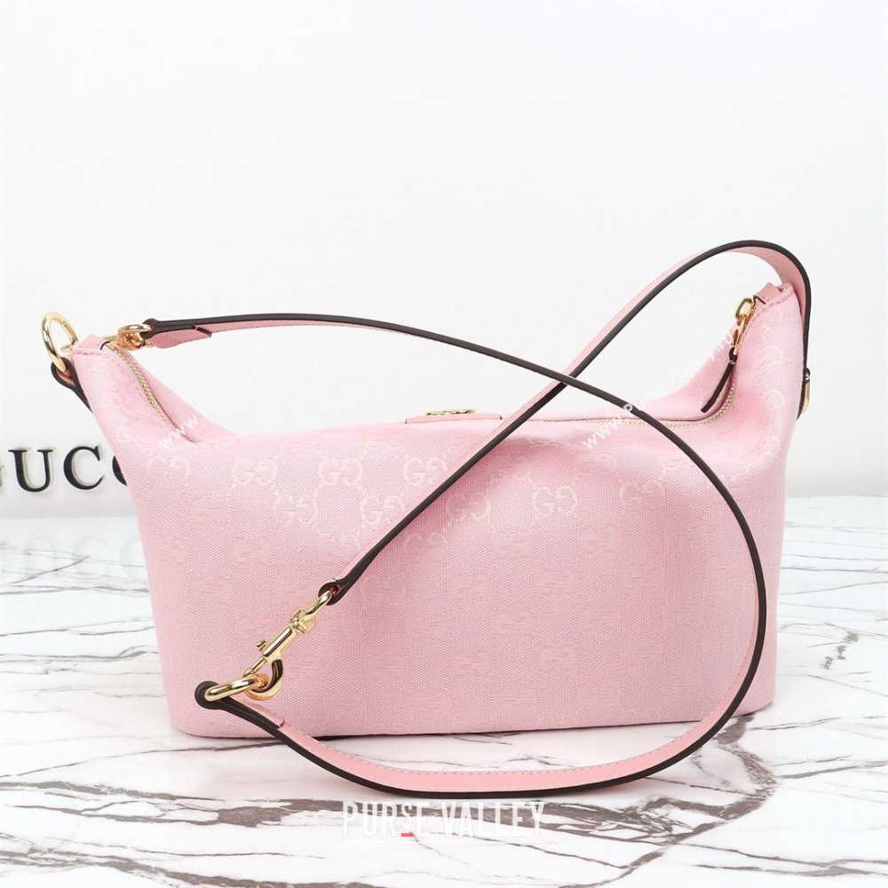 Gucci Vanity medium top handle bag in GG Canvas Pink 2026 857799 (DLH-260128019)