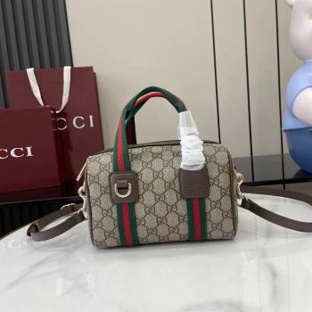 Gucci Mini GG Canvas handbag Beige/Brown 2025 859975 (XLU-250807086)