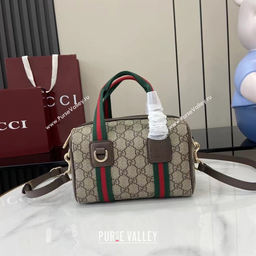 Gucci Mini GG Canvas handbag Beige/Brown 2025 859975 (XLU-250807086)