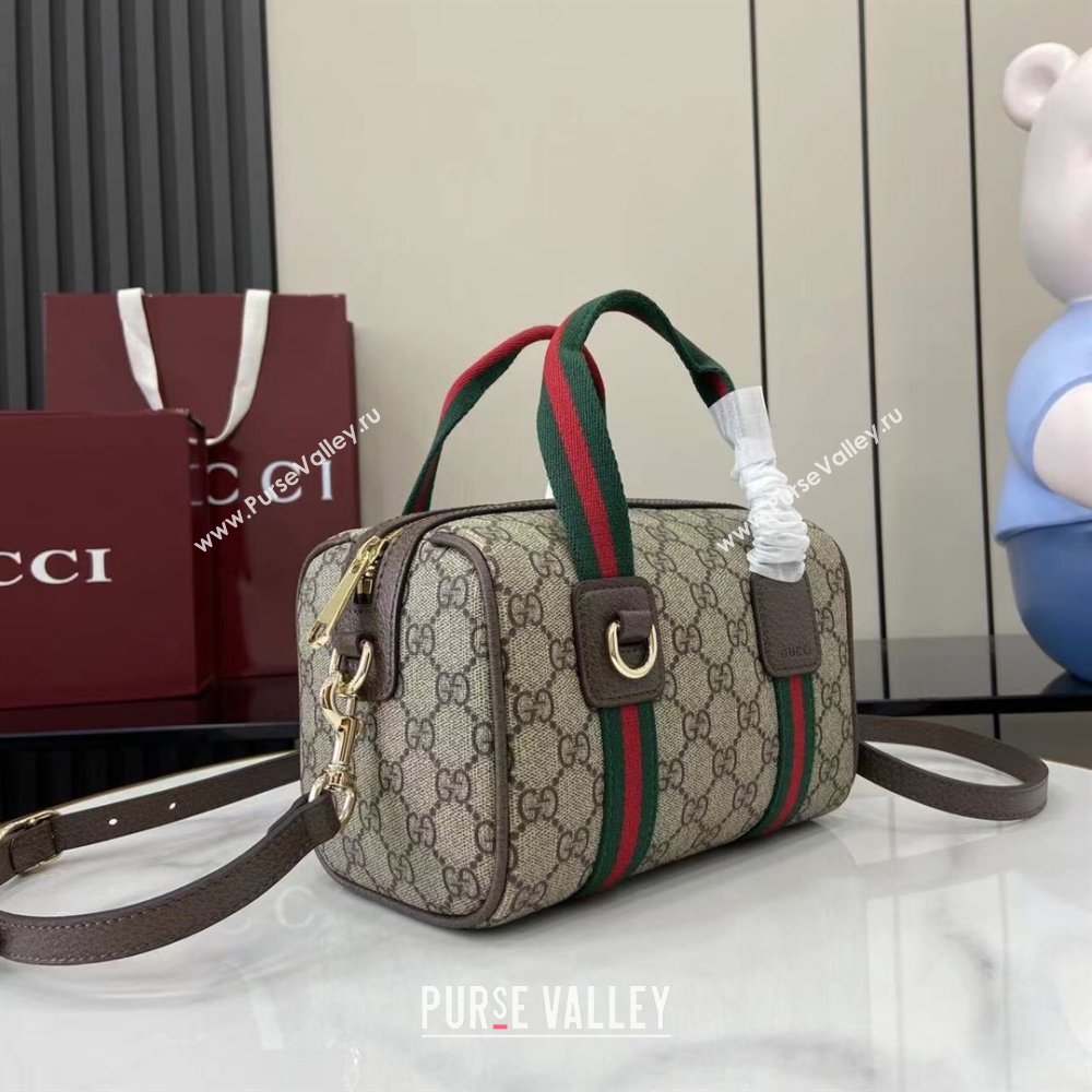 Gucci Mini GG Canvas handbag Beige/Brown 2025 859975 (XLU-250807086)