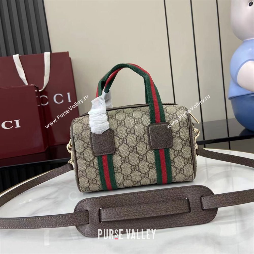 Gucci Mini GG Canvas handbag Beige/Brown 2025 859975 (XLU-250807086)