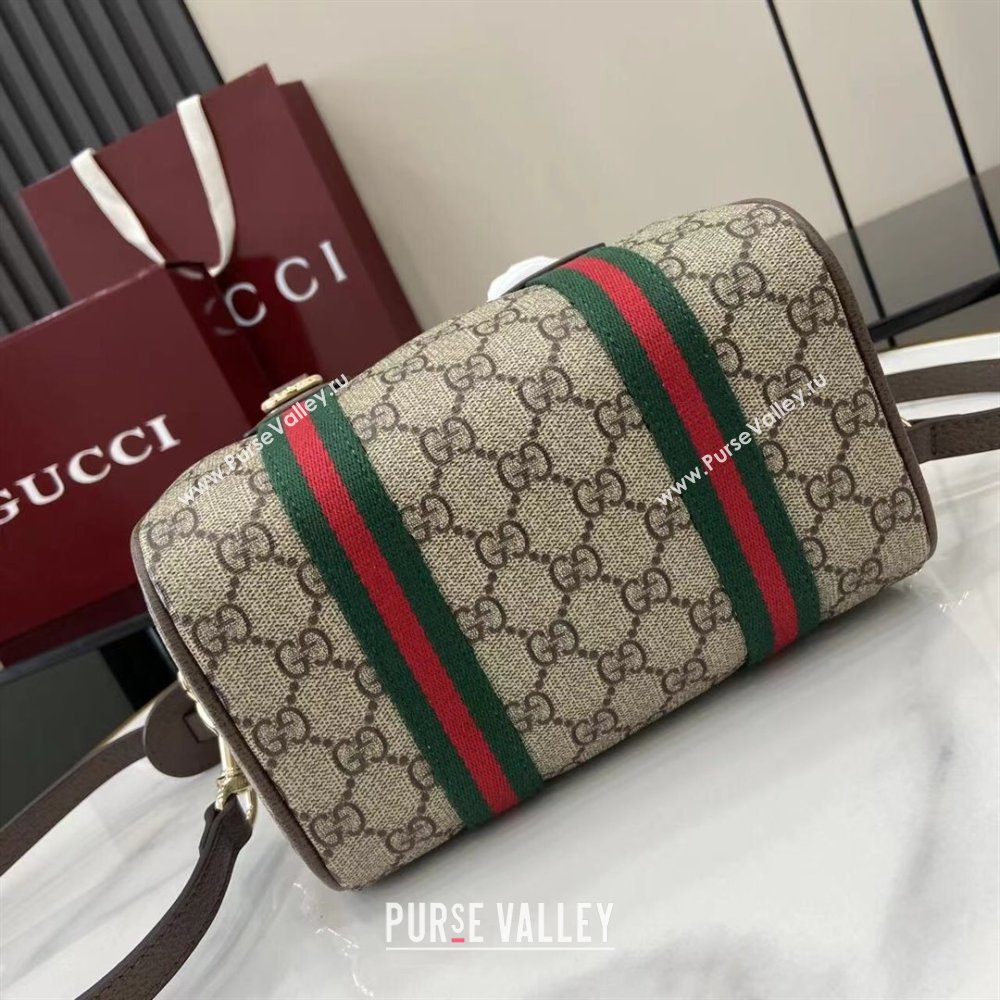 Gucci Mini GG Canvas handbag Beige/Brown 2025 859975 (XLU-250807086)