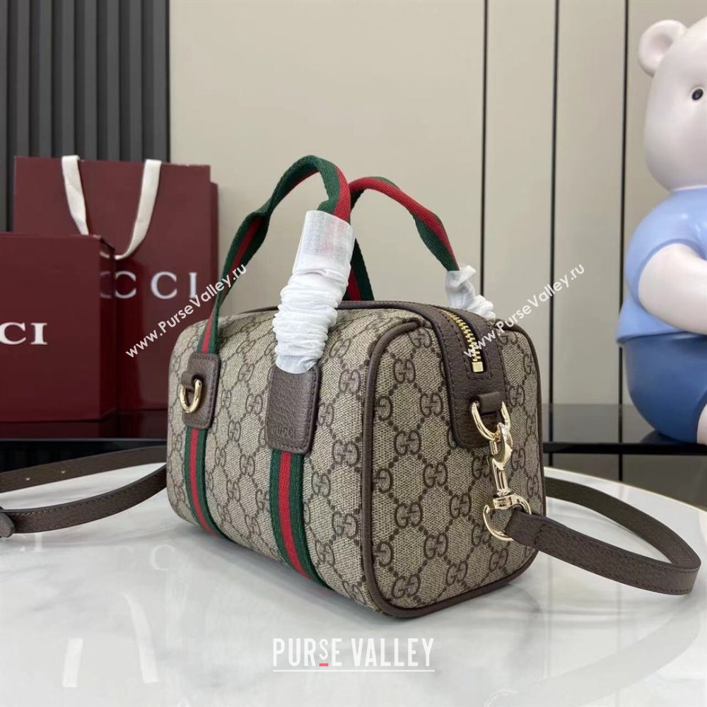Gucci Mini GG Canvas handbag Beige/Brown 2025 859975 (XLU-250807086)