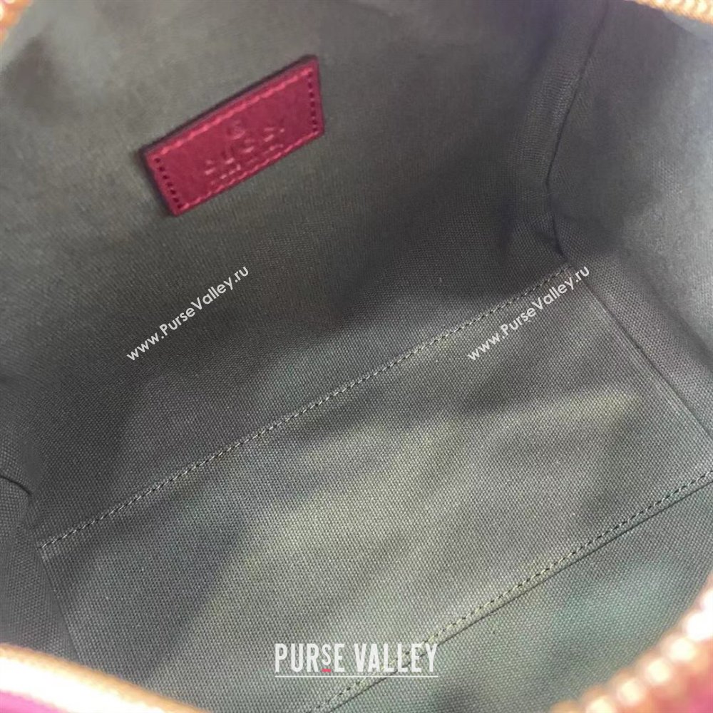 Gucci Mini GG Canvas handbag Beige/Red 2025 859975 (XLU-250807085)