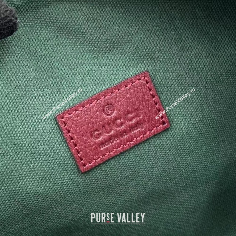 Gucci Mini GG Canvas handbag Beige/Red 2025 859975 (XLU-250807085)