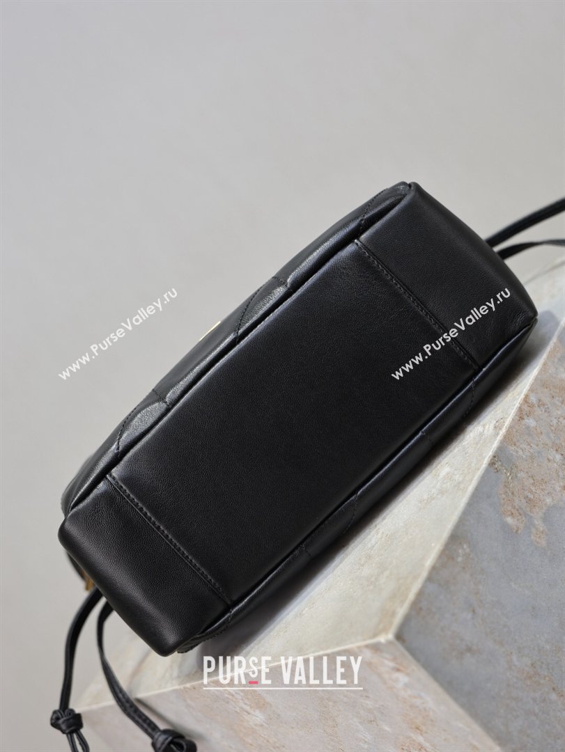 Saint Laurent Jamie Shoulder Pouch Bag in Lambskin Leather Black 2026 862712 (YY-260119060)