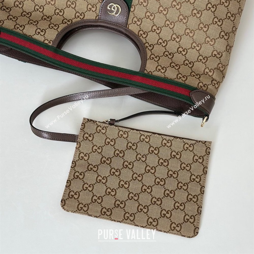 Gucci Mens Giglio GG Canvas Tote Bag Beige 2025 865452 (DLH-251125017)