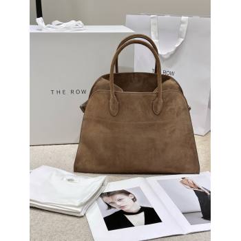 The Row Margaux 15 Tote Bag in Suede Light Brown 2026 8818L (CL-260410034)