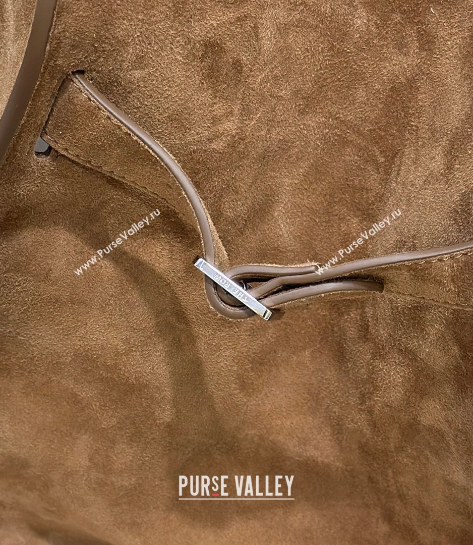 The Row Margaux 15 Tote Bag in Suede Light Brown 2026 8818L (CL-260410034)