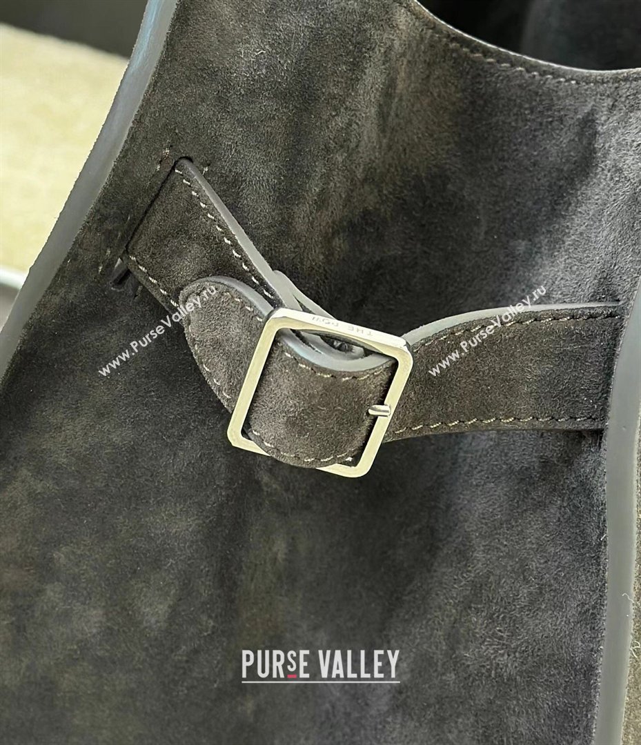 The Row Margaux 10 Tote Bag in Suede Green 2026 8818S (CL-260410018)