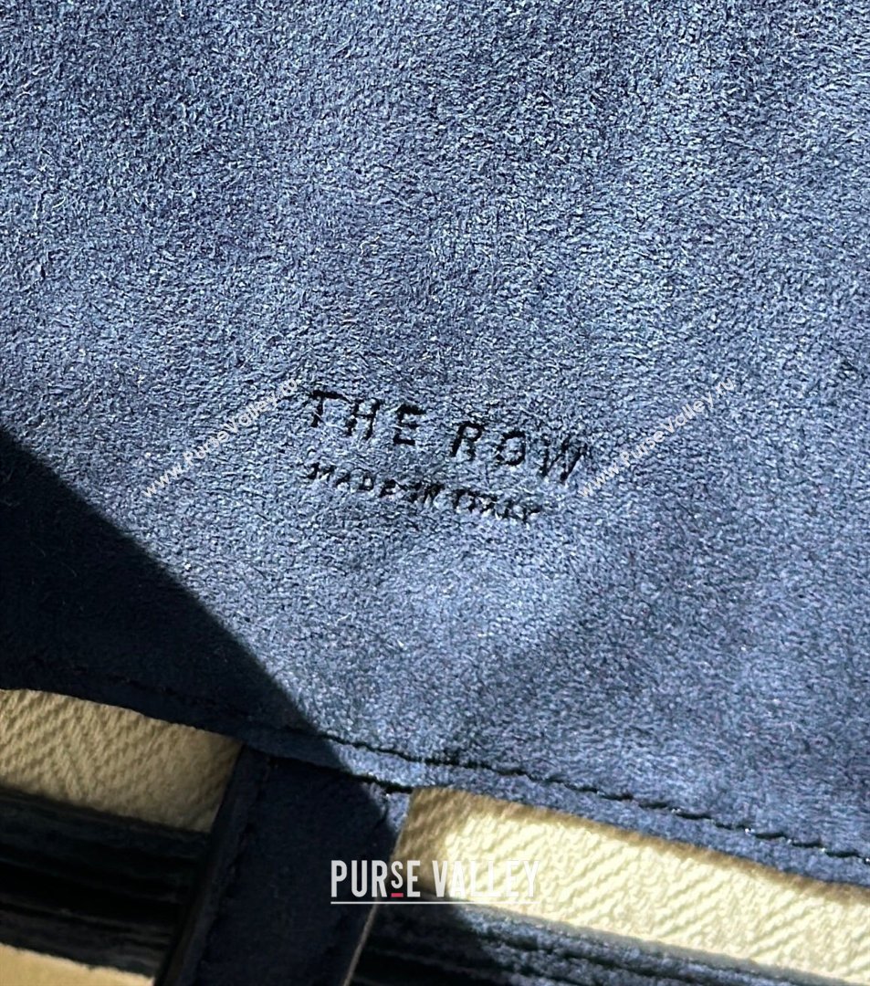 The Row Margaux 10 Tote Bag in Suede Blue 2026 8818S (CL-260410019)