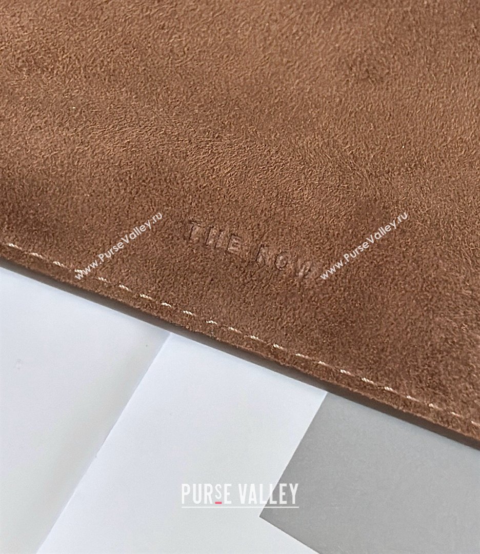 The Row Margaux 10 Tote Bag in Suede Light Brown 2026 8818S (CL-260410017)