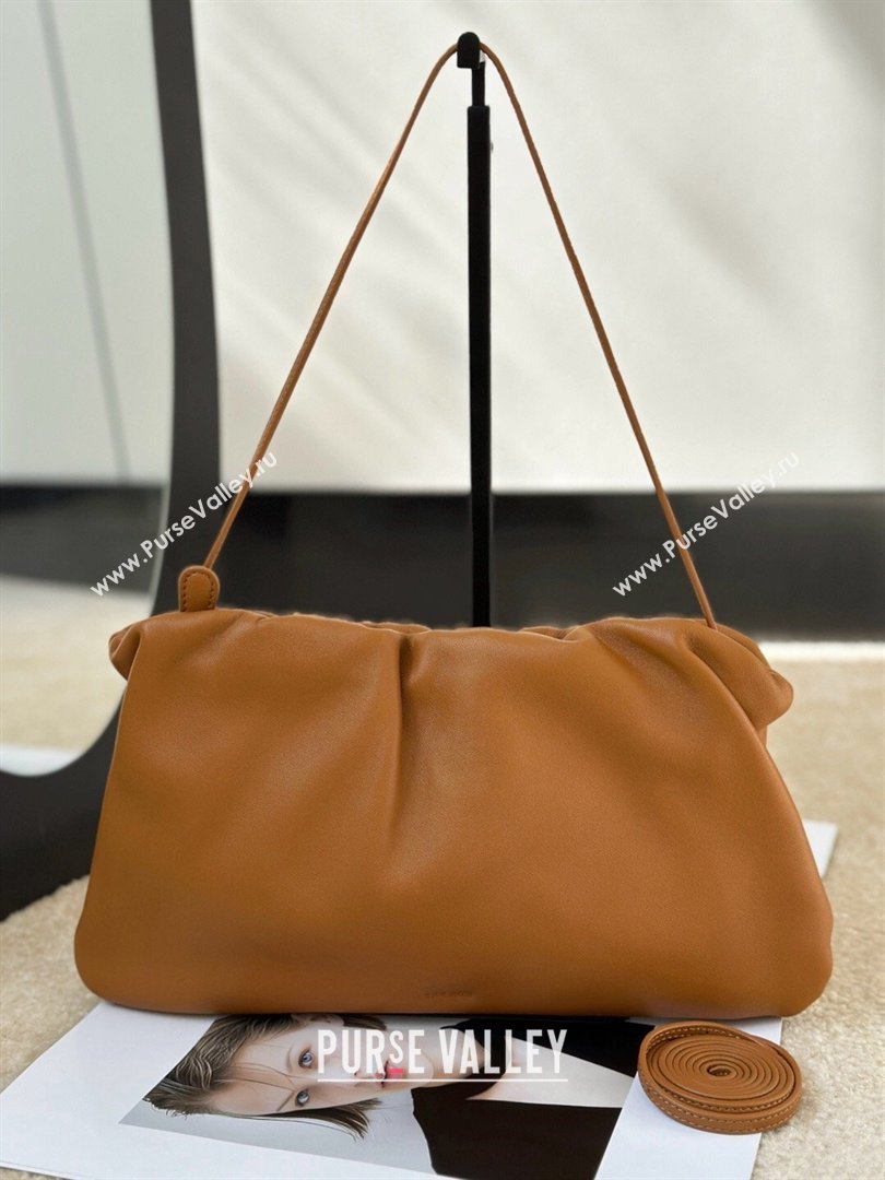 The Row Large Bourse Shoulder Bag in Nappa Leather Yellow 2026 8833 (CL-260410058)