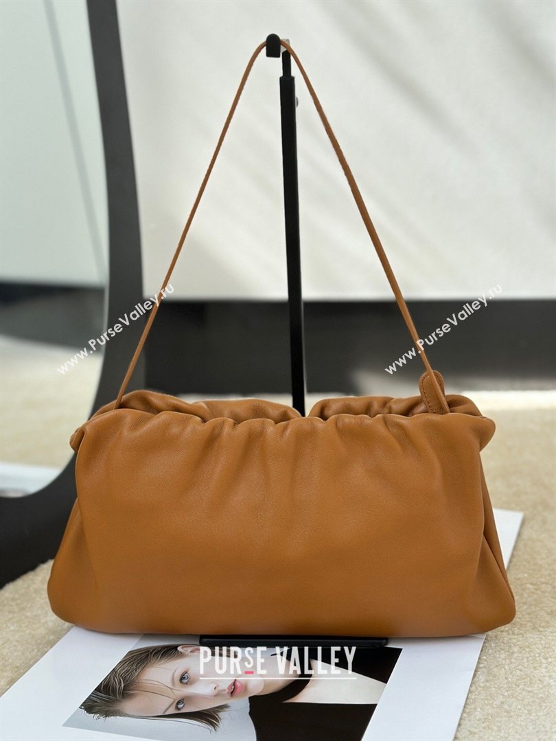 The Row Large Bourse Shoulder Bag in Nappa Leather Yellow 2026 8833 (CL-260410058)