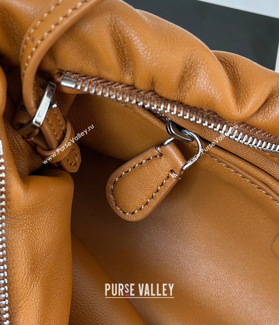 The Row Large Bourse Shoulder Bag in Nappa Leather Yellow 2026 8833 (CL-260410058)