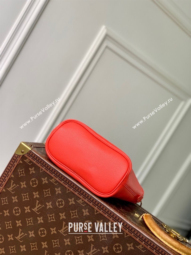 Louis Vuitton LV x TM Neverfull Inside Out BB Tote Bag in Blue Cherry Monogram Denim 2025 M14997 (KI-250702014)