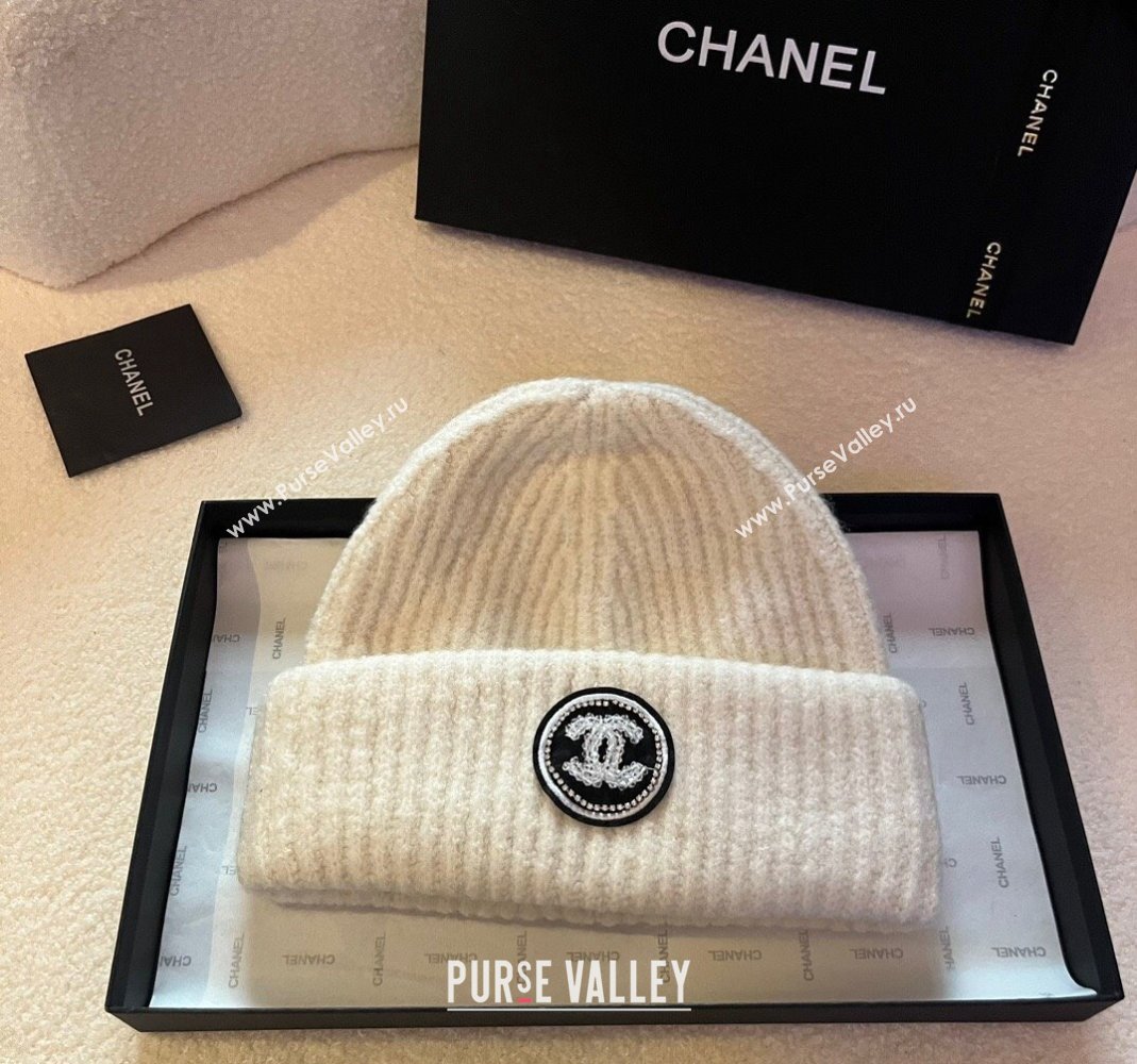 Chanel Knit Hat White 2023 CH120601 (XMN-231206002)