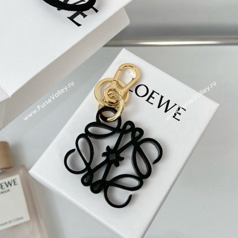 Loewe Anagram Bag Charm and Key Holder Black 2023 1207 (HY-231207013)