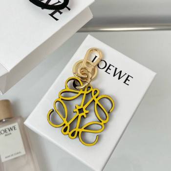 Loewe Anagram Bag Charm and Key Holder Yellow 2023 1207 (HY-231207014)