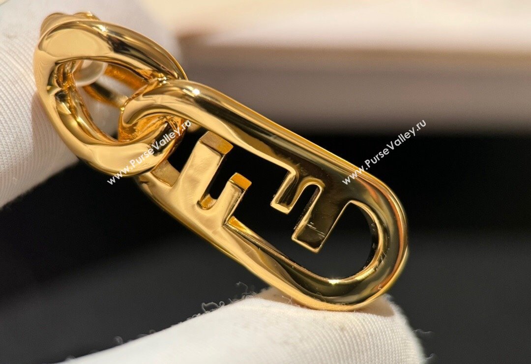 Fendi O’Lock Earrings Gold 2023 (YF-231207069)