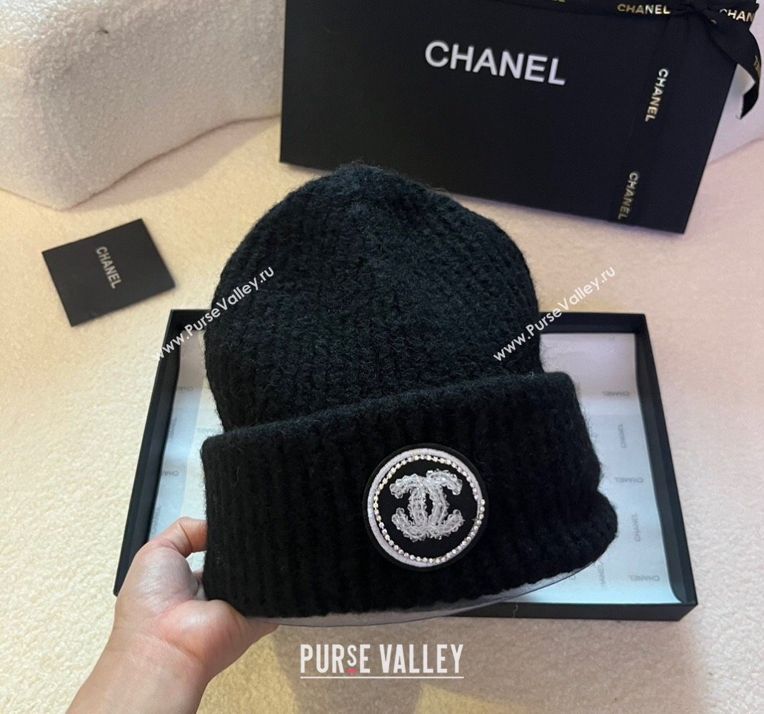 Chanel Knit Hat Black 2023 CH120601 (XMN-231206001)