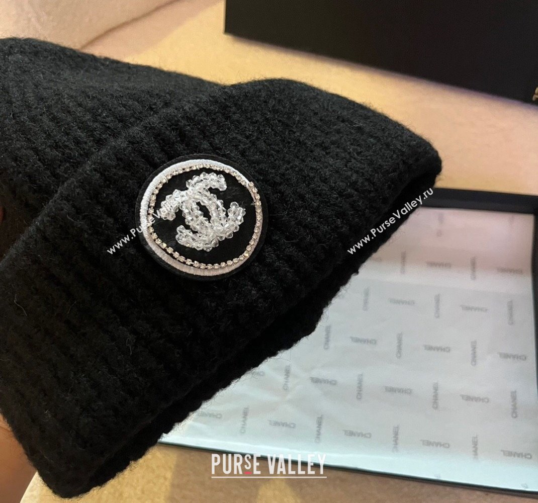 Chanel Knit Hat Black 2023 CH120601 (XMN-231206001)