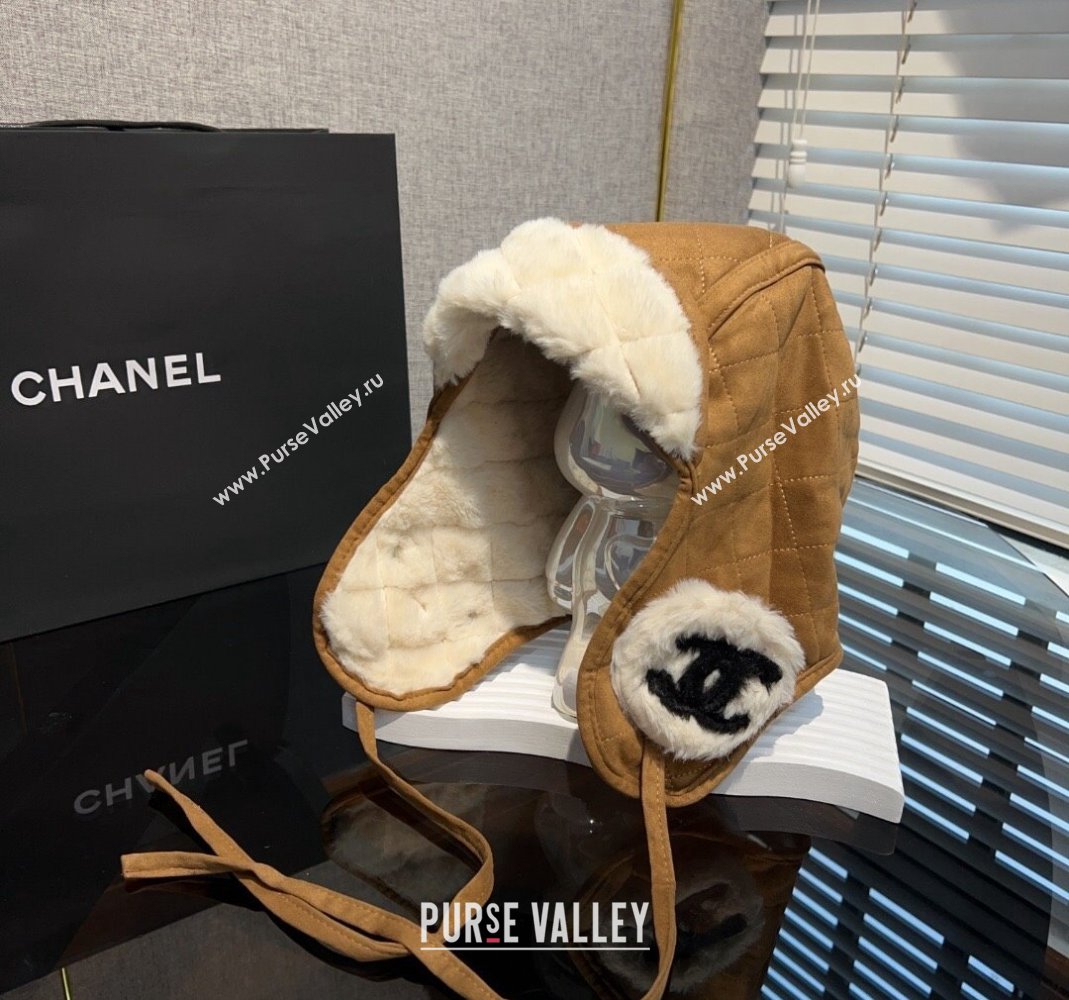 Chanel Wool Chapka Hat Brown 2023 1206 (MAO-231206046)