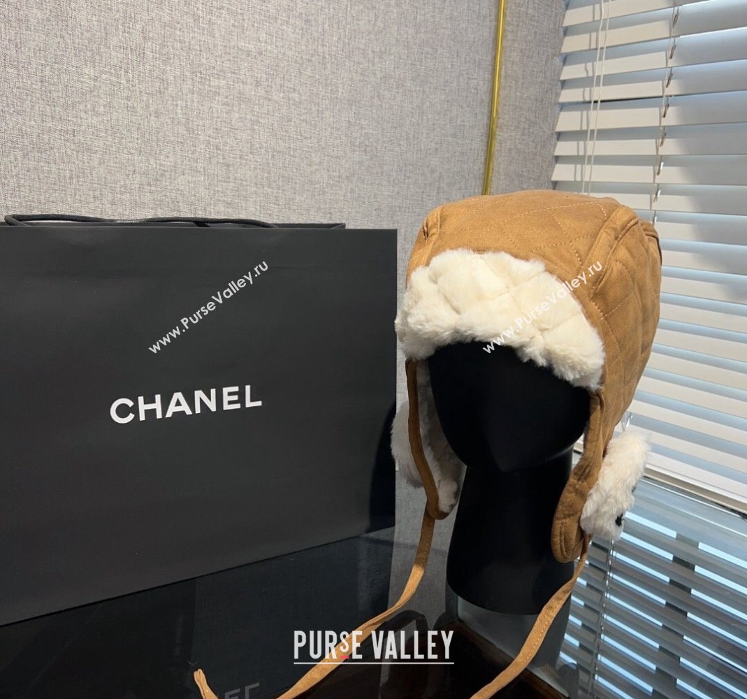 Chanel Wool Chapka Hat Brown 2023 1206 (MAO-231206046)