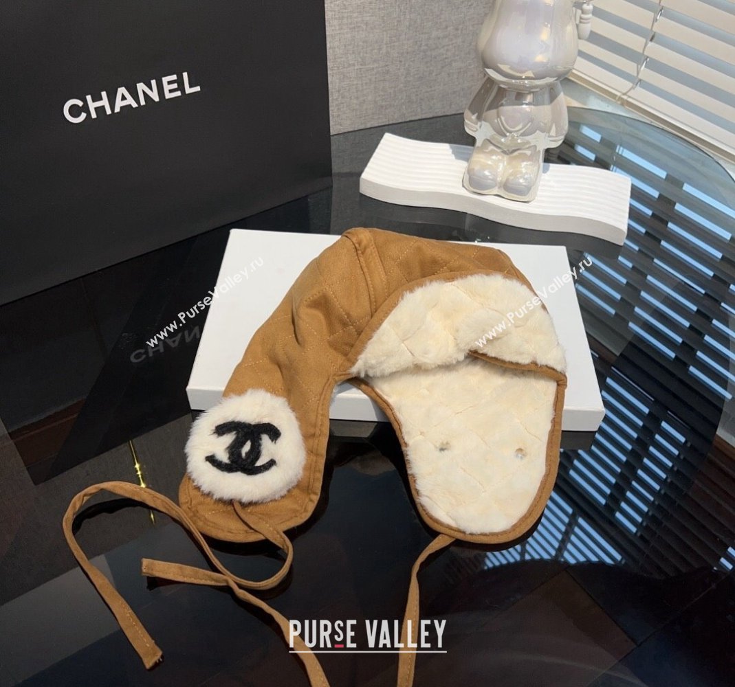 Chanel Wool Chapka Hat Brown 2023 1206 (MAO-231206046)