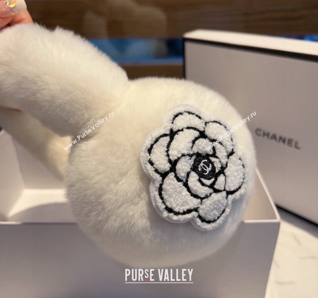 Chanel Snow Earmuff Winter Warm White 2023 (XMN-231206008)