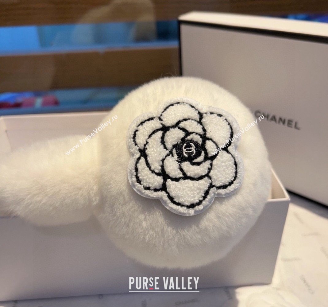 Chanel Snow Earmuff Winter Warm White 2023 (XMN-231206008)