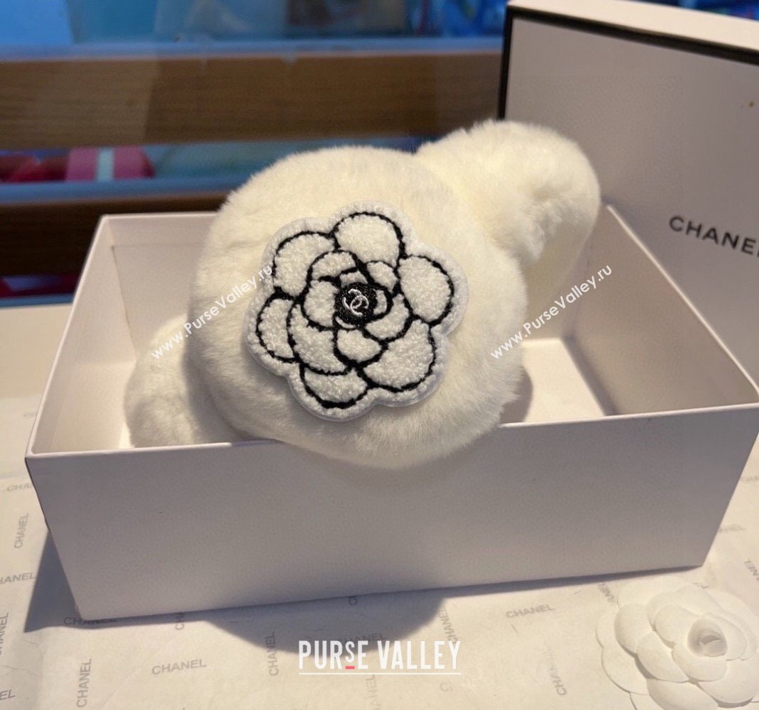 Chanel Snow Earmuff Winter Warm White 2023 (XMN-231206008)