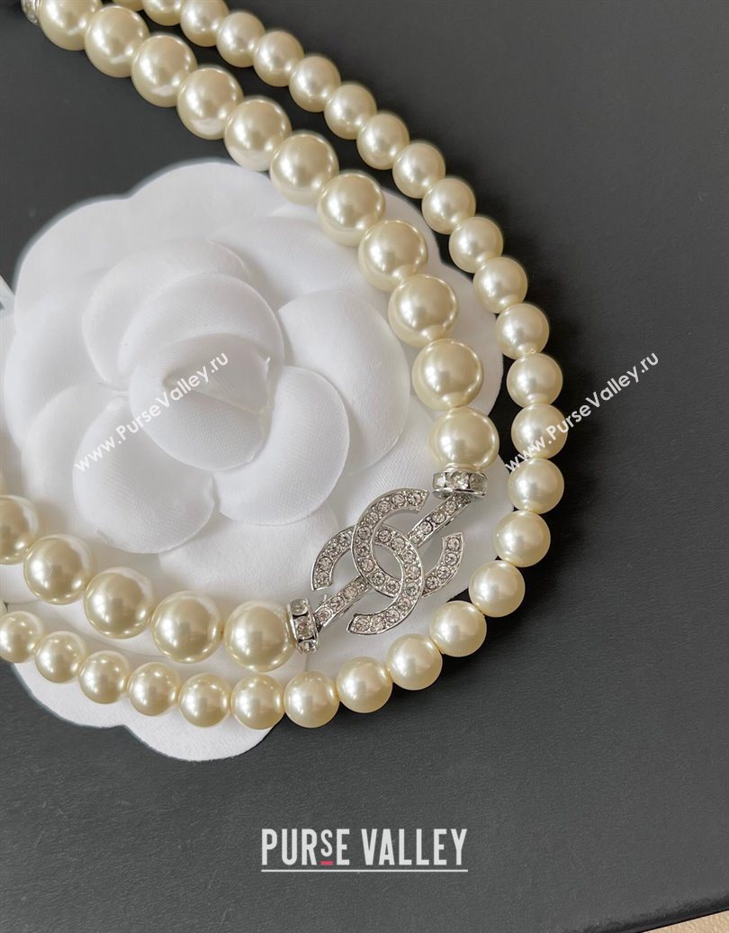 Chanel Pearls Chain Belt with Strass CC 2025 0618 (YF-250618066)