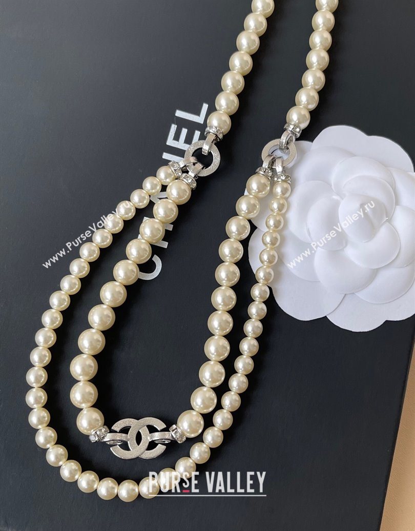 Chanel Pearls Chain Belt with Strass CC 2025 0618 (YF-250618066)