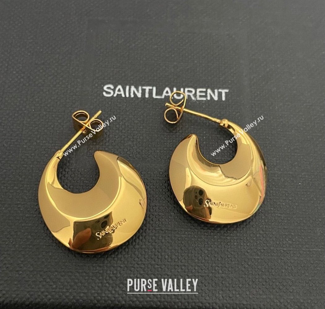 Saint Laurent Gold-Tone Earrings 2025 0618 (YF-250618070)