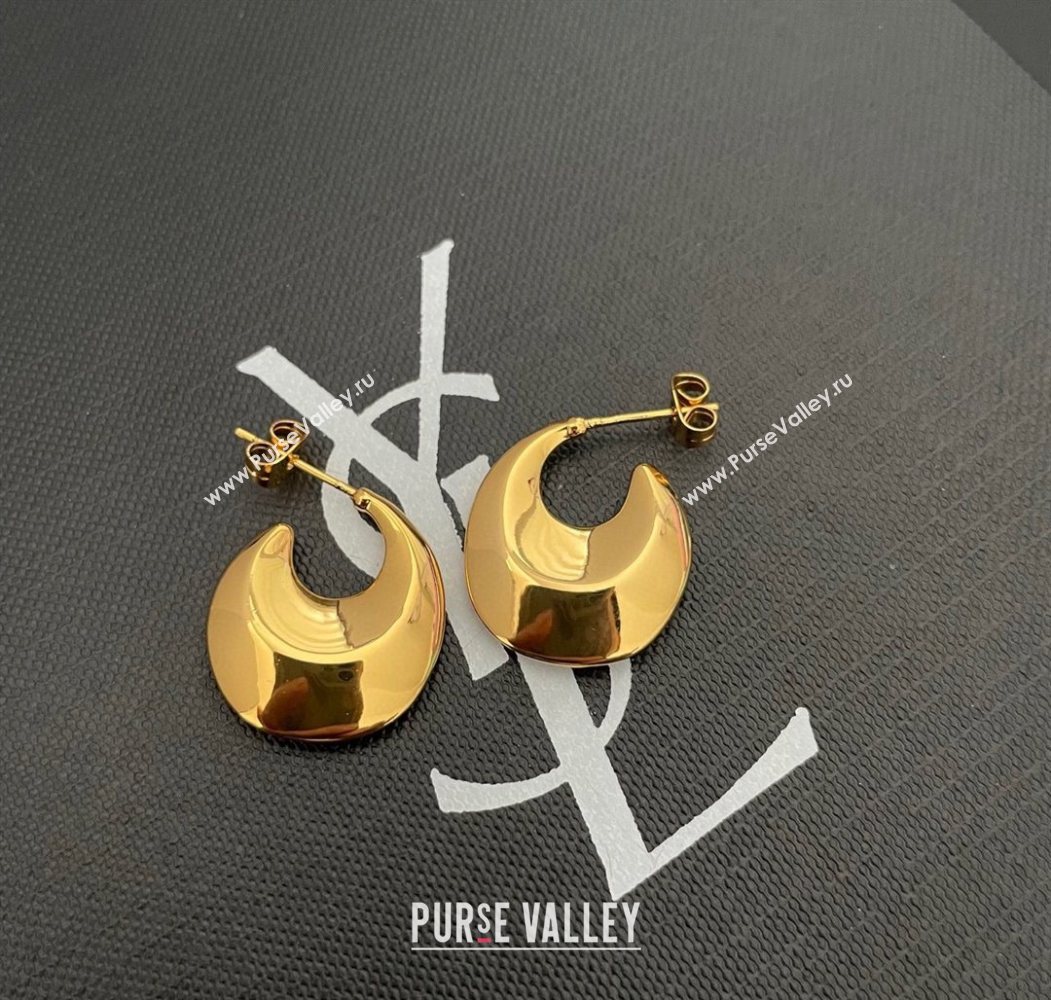 Saint Laurent Gold-Tone Earrings 2025 0618 (YF-250618070)