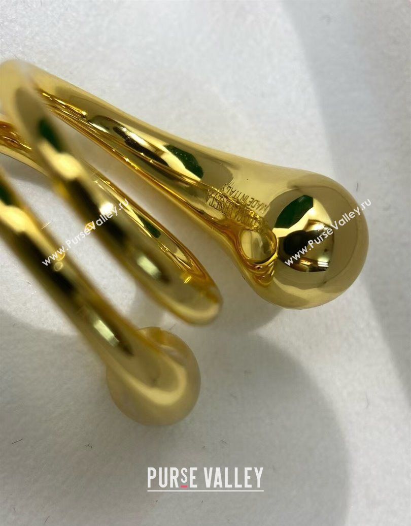 Bottega Veneta Drop Wrap Ring Gold 2025 0618 (YF-250618080)