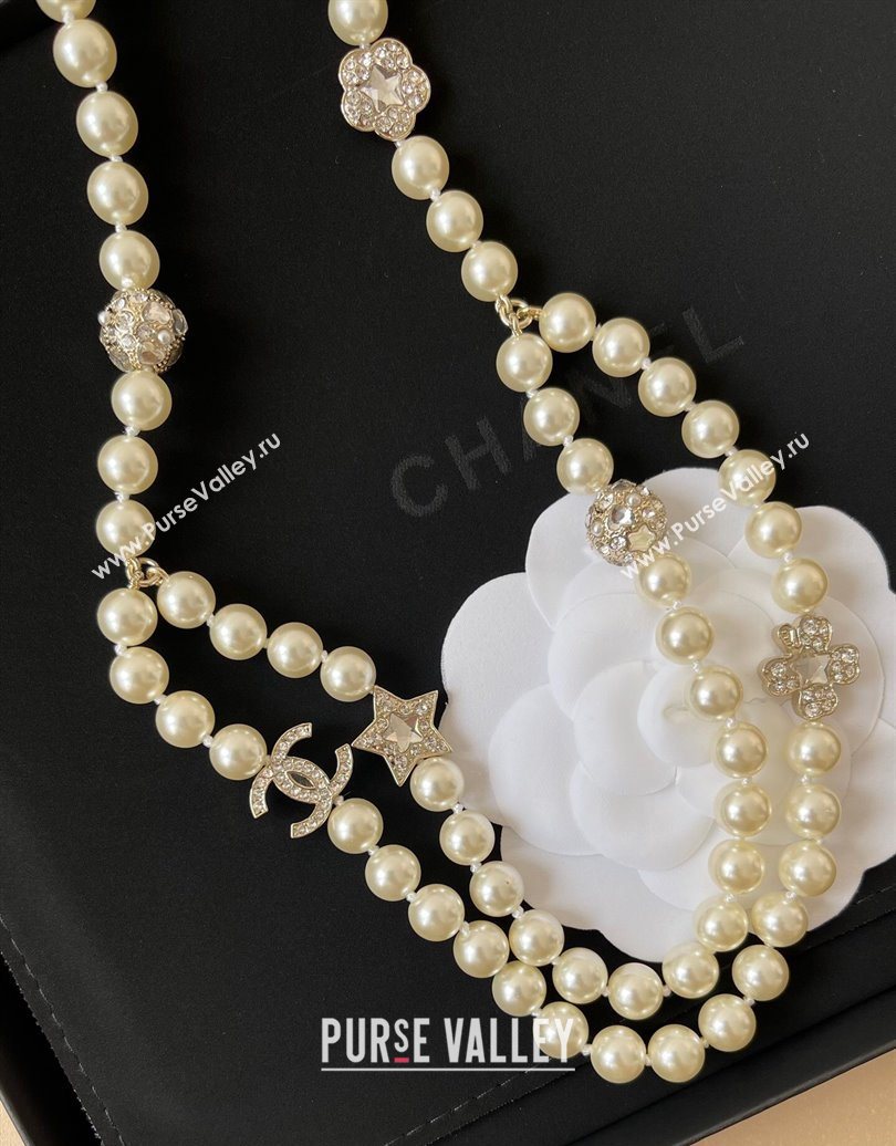 Chanel Pearls Chain Belt with Star 2025 0618 (YF-250618096)
