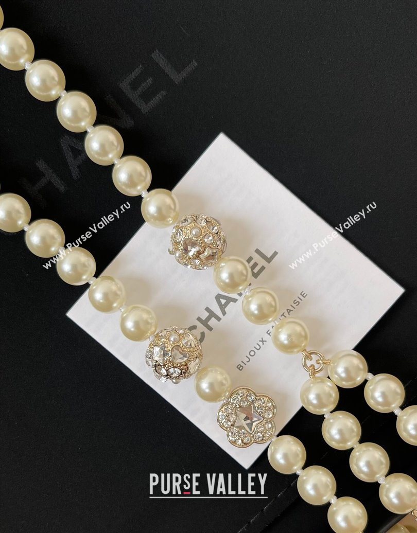Chanel Pearls Chain Belt with Star 2025 0618 (YF-250618096)