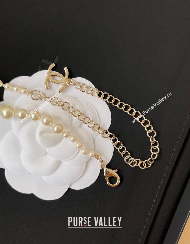 Chanel Pearls Chain Belt with Star 2025 0618 (YF-250618096)