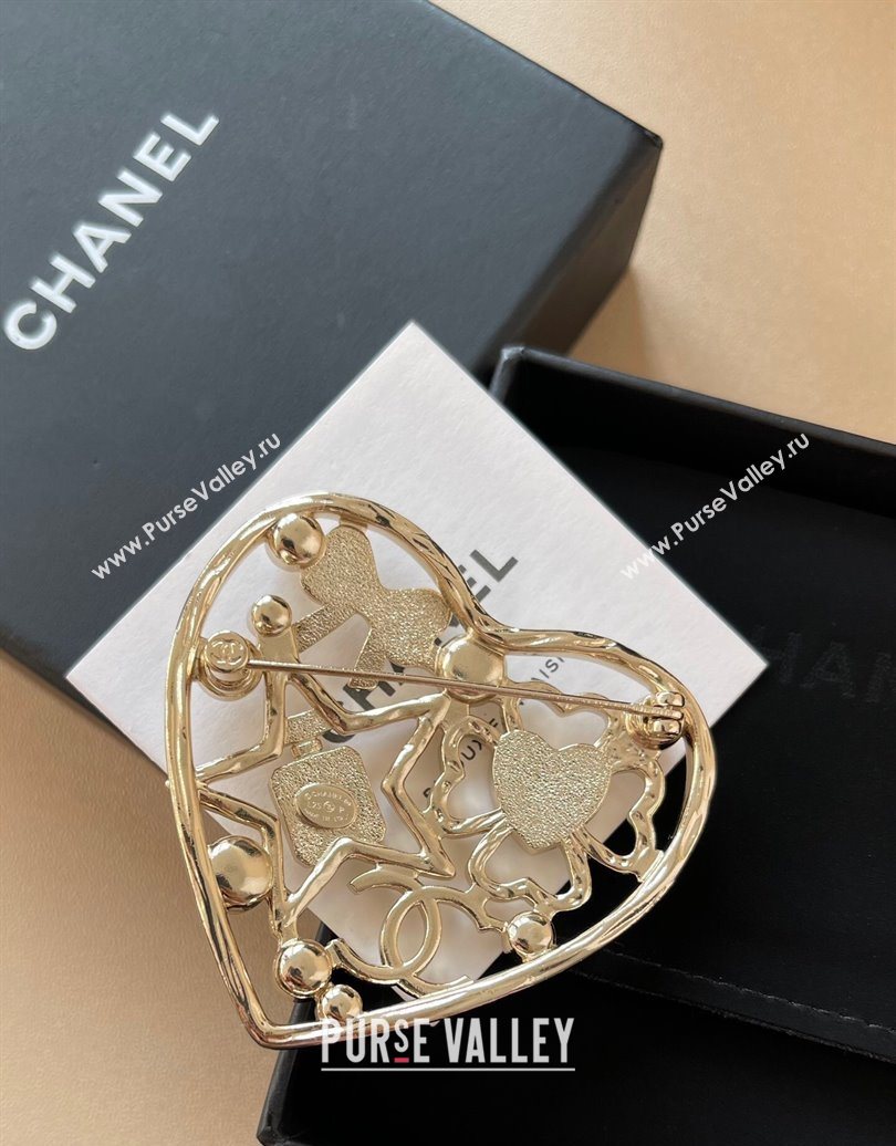 Chanel Heart Brooch 2025 0618 (YF-250618112)