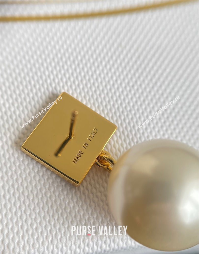 Miu Miu Pearls Short Earrings 2025 5IO132 (YF-250618114)