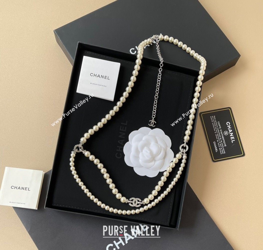 Chanel Pearls Chain Belt with Strass CC 2025 0618 (YF-250618066)