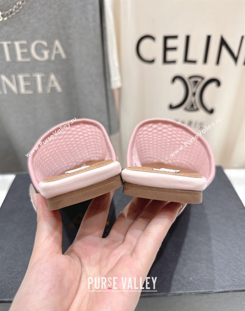 Alaia Flat Mesh Mules Light Pink 2025 AL060610 (MD-250606059)